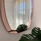 Italian 1950’s Pink Glass Mirror