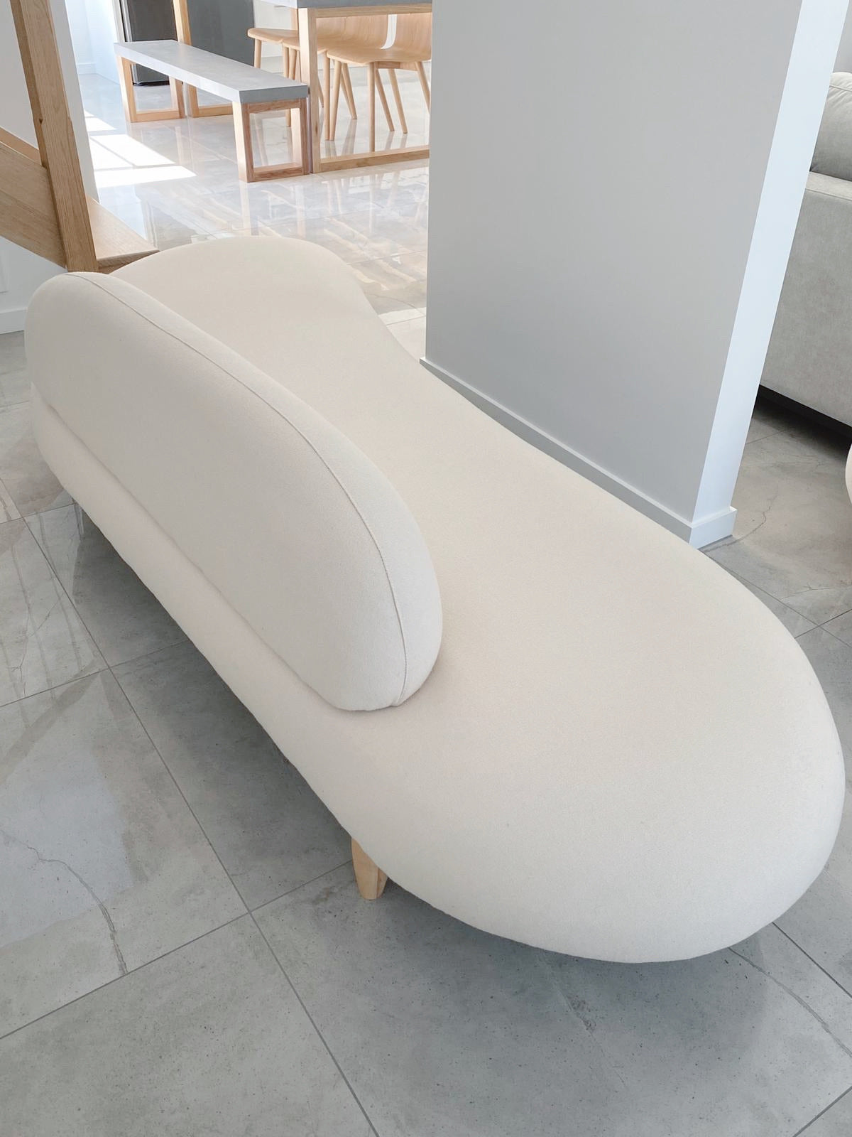 Noguchi Style Sculptural Free-Form Sofa and Ottoman