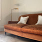 - Custom British Howard & Sons-Style Sofa in Ginger Velvet