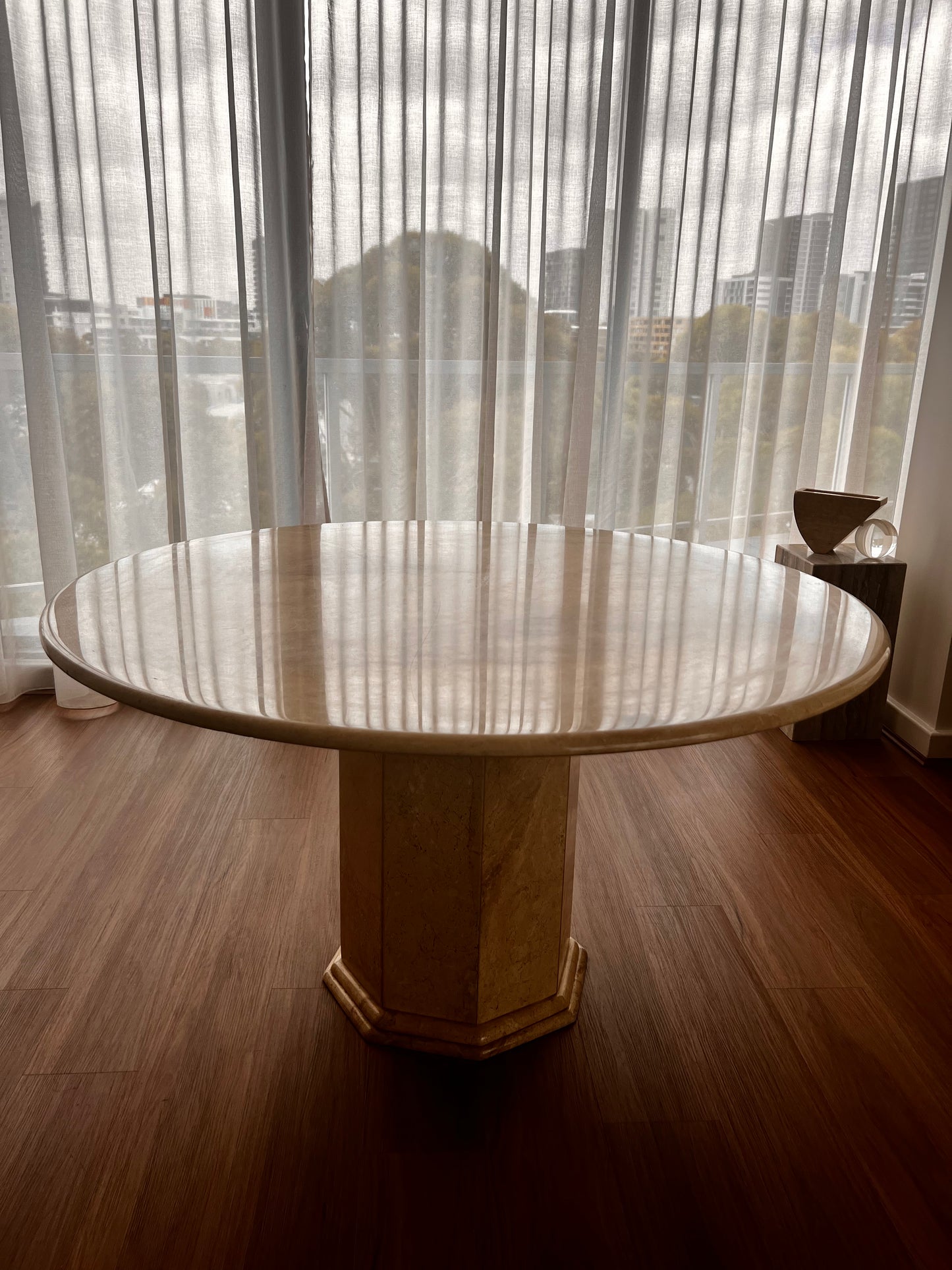 - Vintage Marble Dining Table