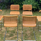 Set of 6 Marcel Breuer Cesca B32 Dining Chairs, Made in Italy