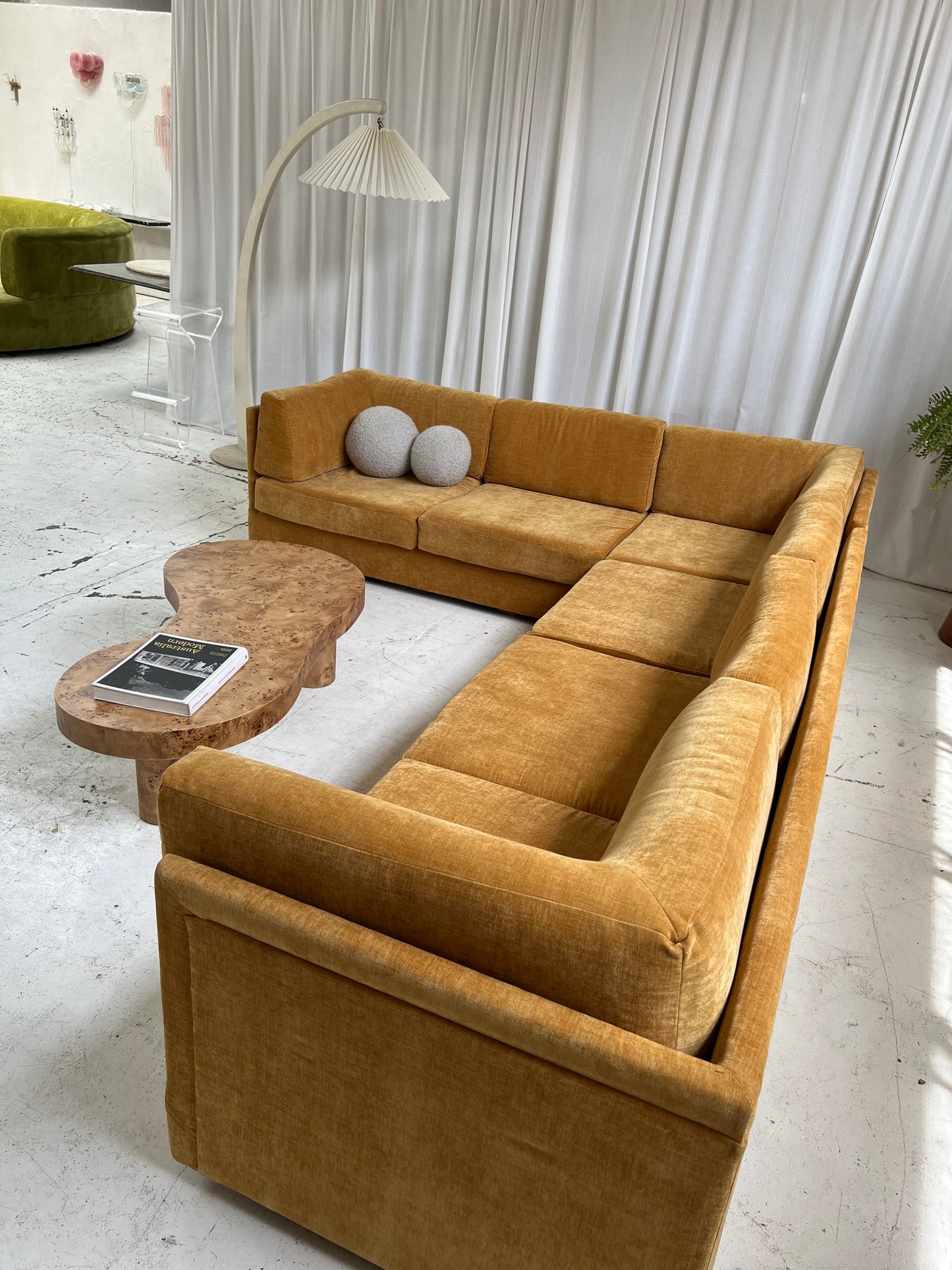 - Bespoke Mustard Modular Sofa Set