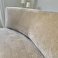 Bespoke Curved Sofa in Cashew Velvet