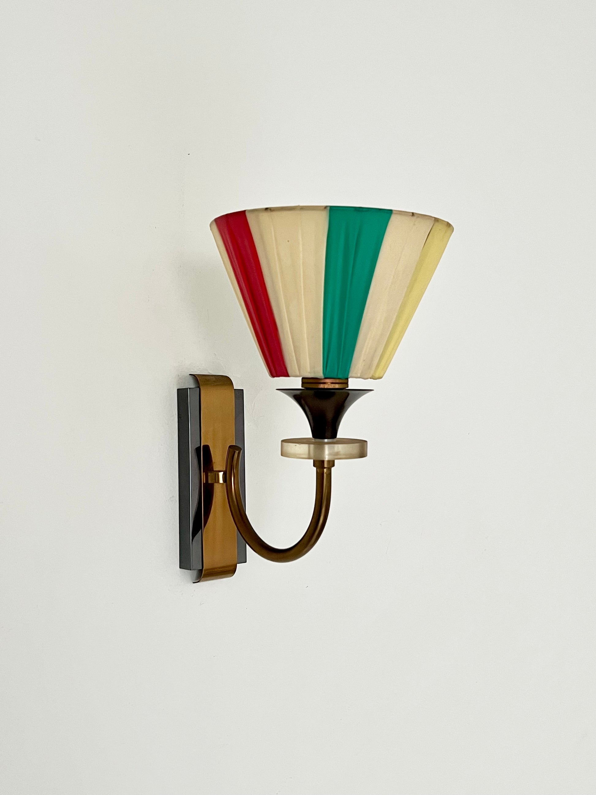 Set of Two Vintage French Sconces Curated Spaces