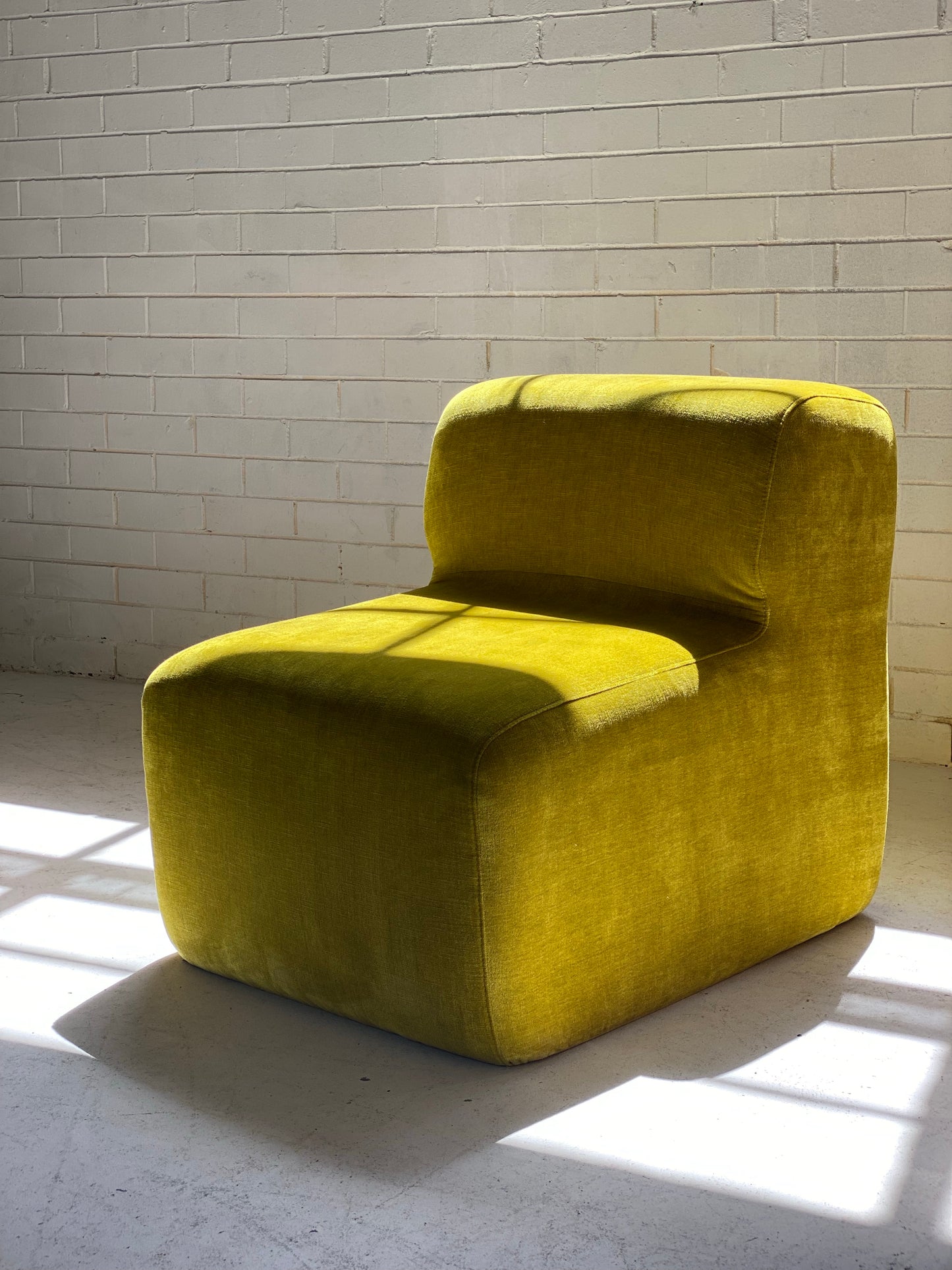 Velvet Chubby Modular Chair