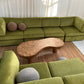 - Bespoke Large Sage Green Modular Sofa