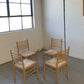 Set of Four Rush Dining Chairs