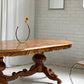 - Large Vintage Burl Carved Table