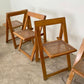 Mid Century Italian Aldo Jacober and Pierangela d’aniello Folding Chairs