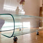 Curvy Glass Coffee Table
