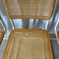 Set of 6 Cesca style rattan dining chairs