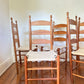 Shaker Style Ladderback Chairs - Six Available