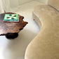 Bespoke Curved Sofa in Cashew Velvet