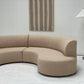 Curved Boucle Modular Sofa