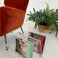 Vintage Perspex Magazine Rack