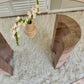 Rare Pink Travertine Table