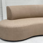 Curved Boucle Modular Sofa