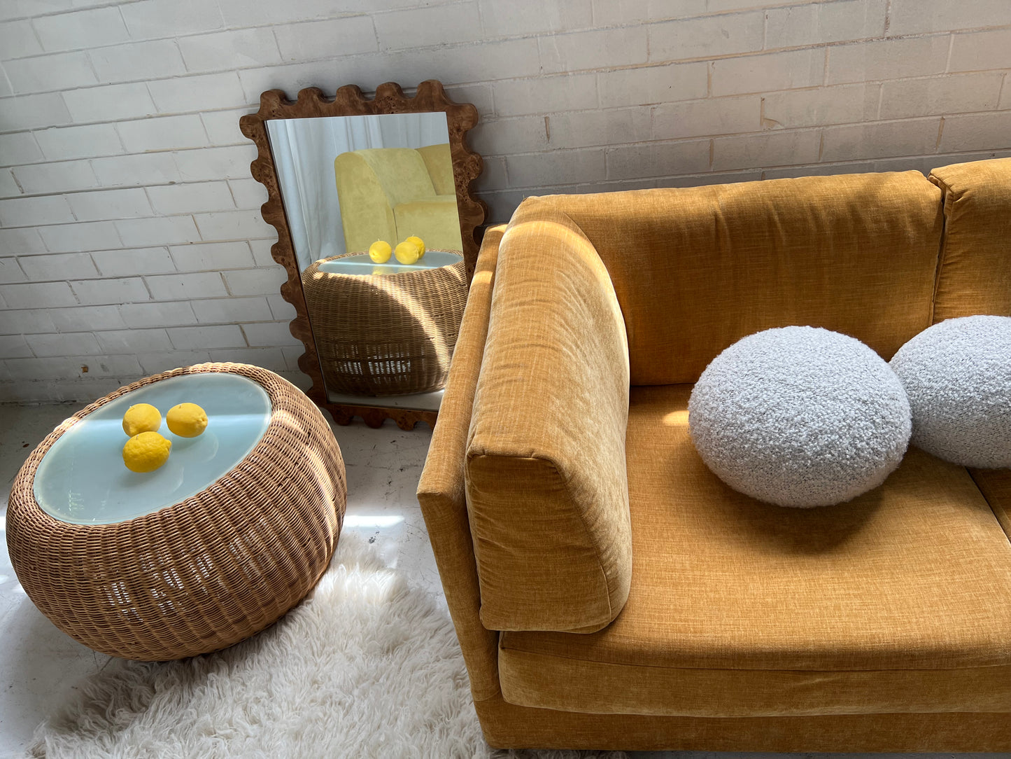 - Bespoke Mustard Modular Sofa Set