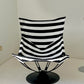 1970s IKEA Swivel Lounge Chair, Refurbished