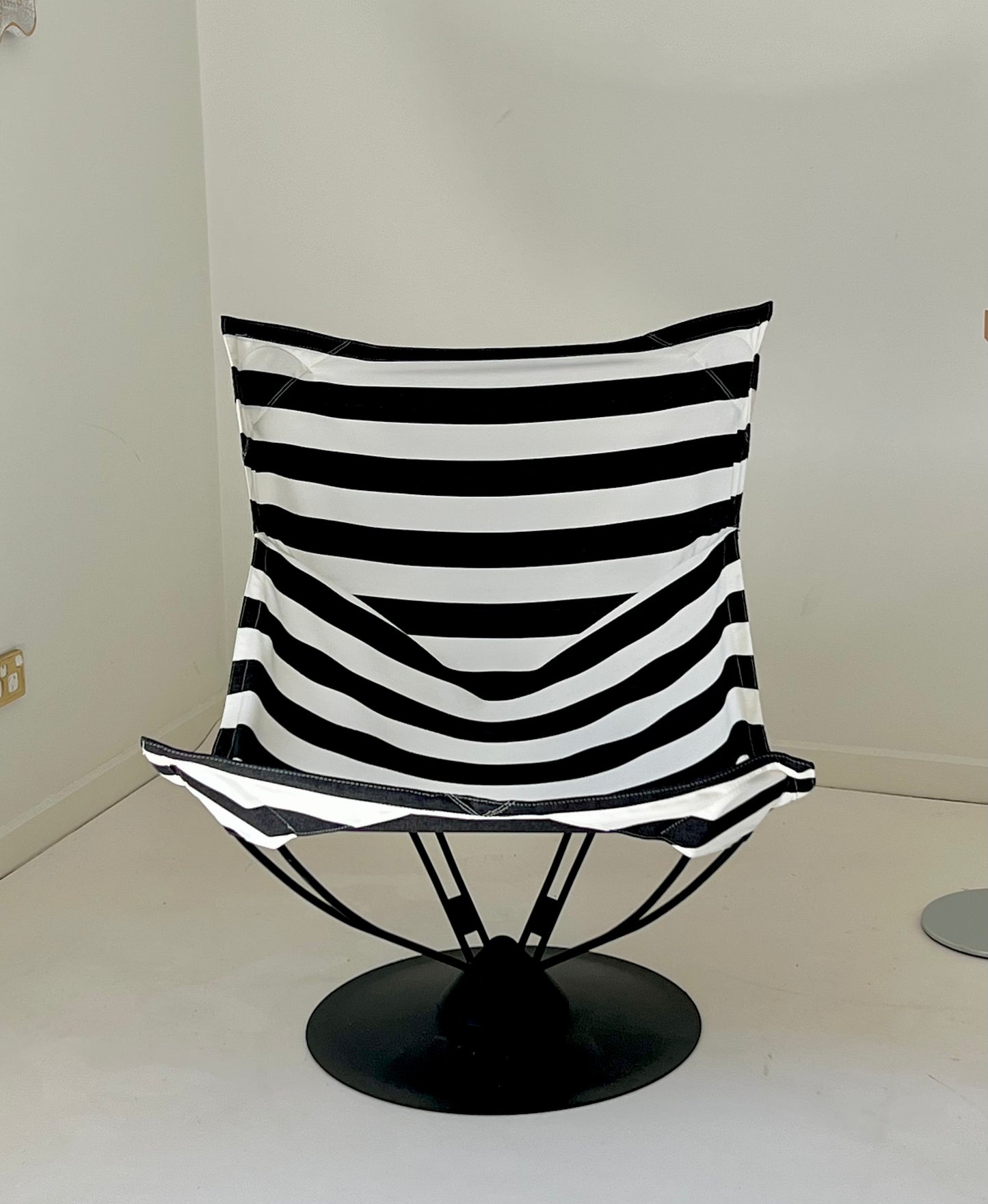 1970s IKEA Swivel Lounge Chair, Refurbished
