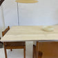 Vintage Italian Honed Travertine Dining Table