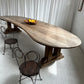 Custom Large Wooden Curved Table
