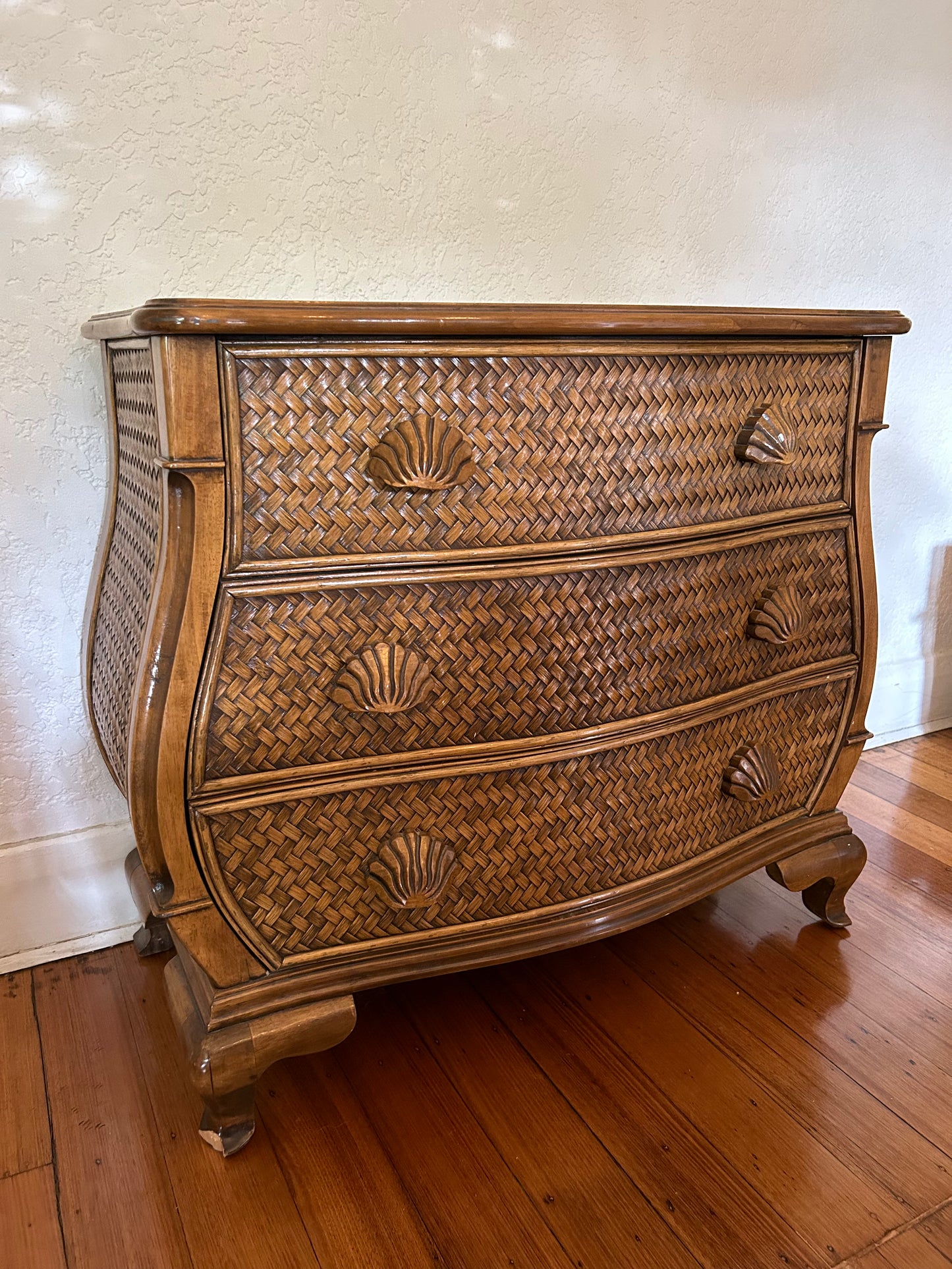 Curved Routed Drawer - Woven Curved Chest of Drawers – Curated Spaces
