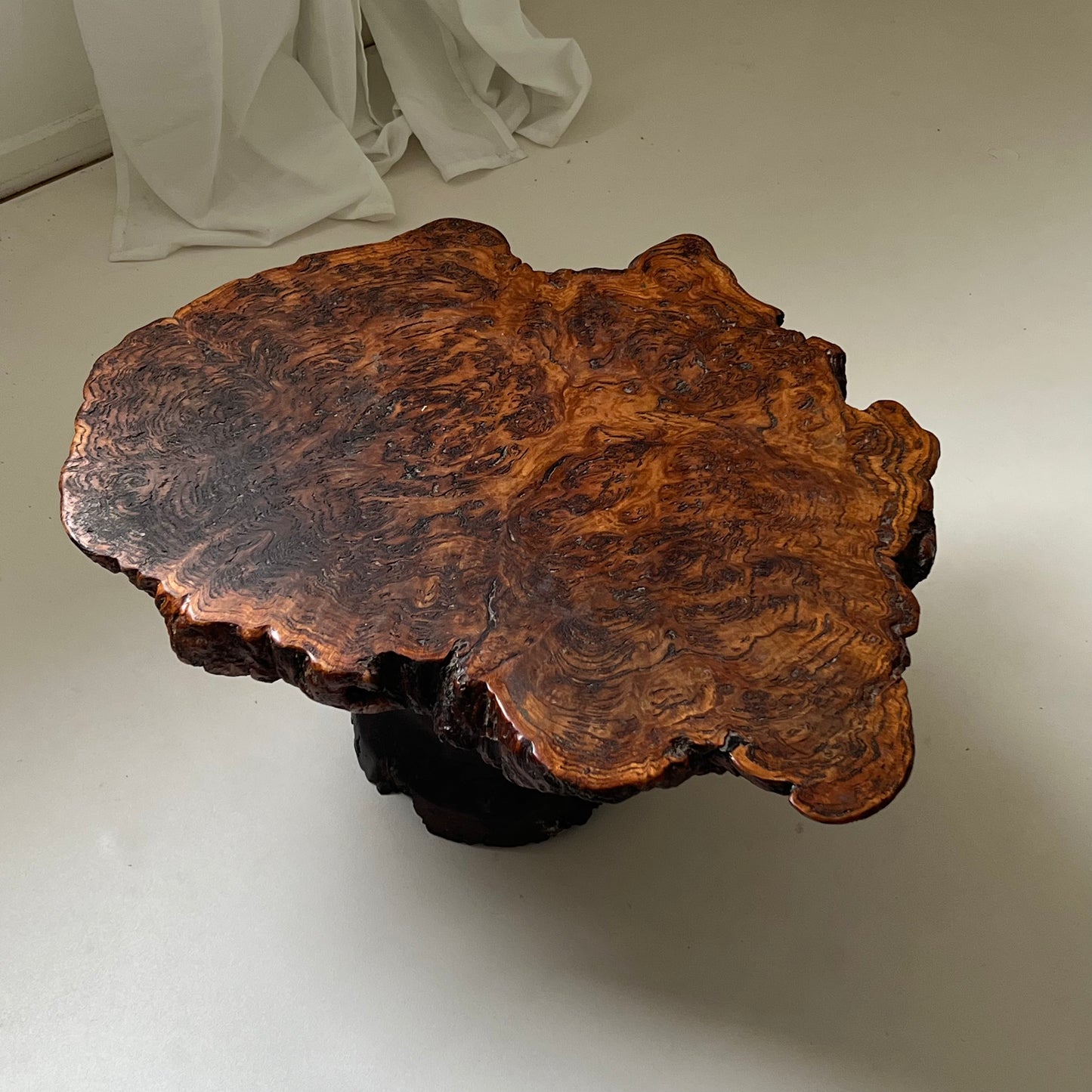 - Vintage Freeform Burl Coffee Table