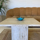 Unfilled Travertine Side Table/ Coffee Table