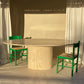 Italian Travertine Dining Table
