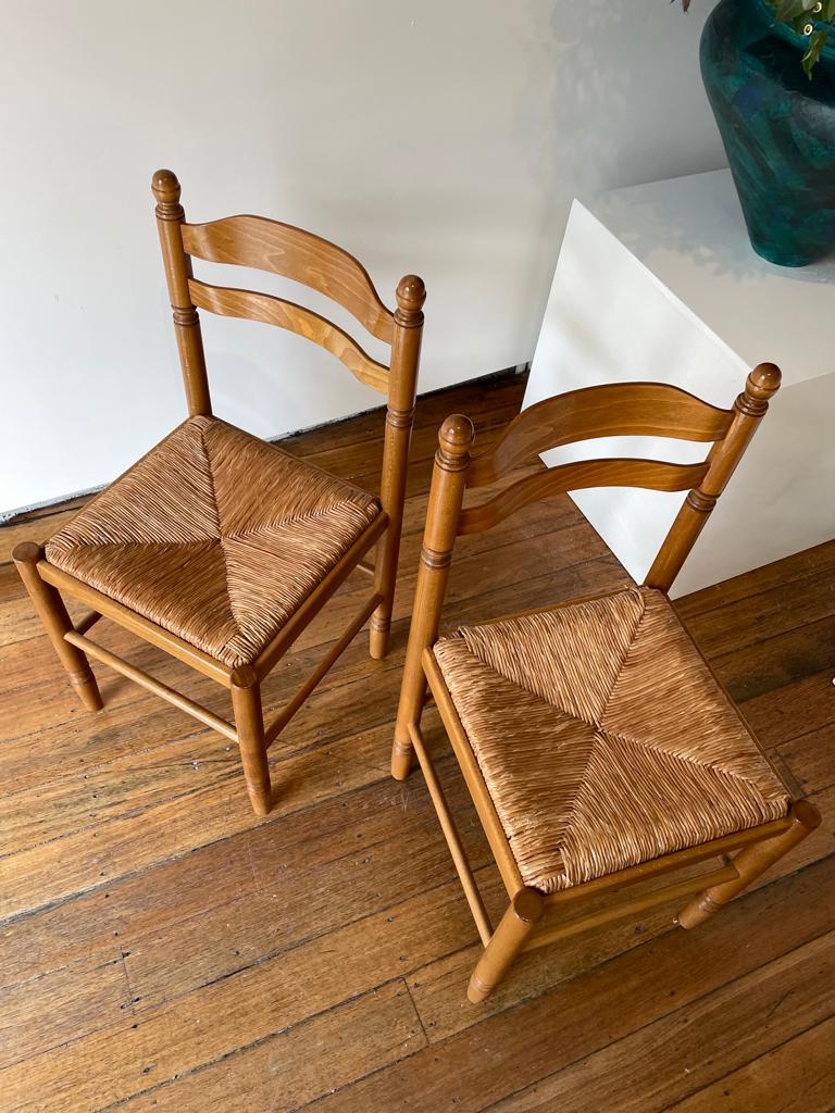 Woven Rush Dining Chairs