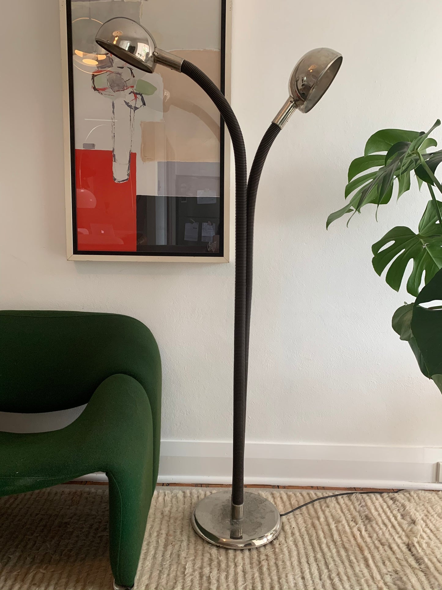 Vintage Oslo Twin Flex Floor Lamp
