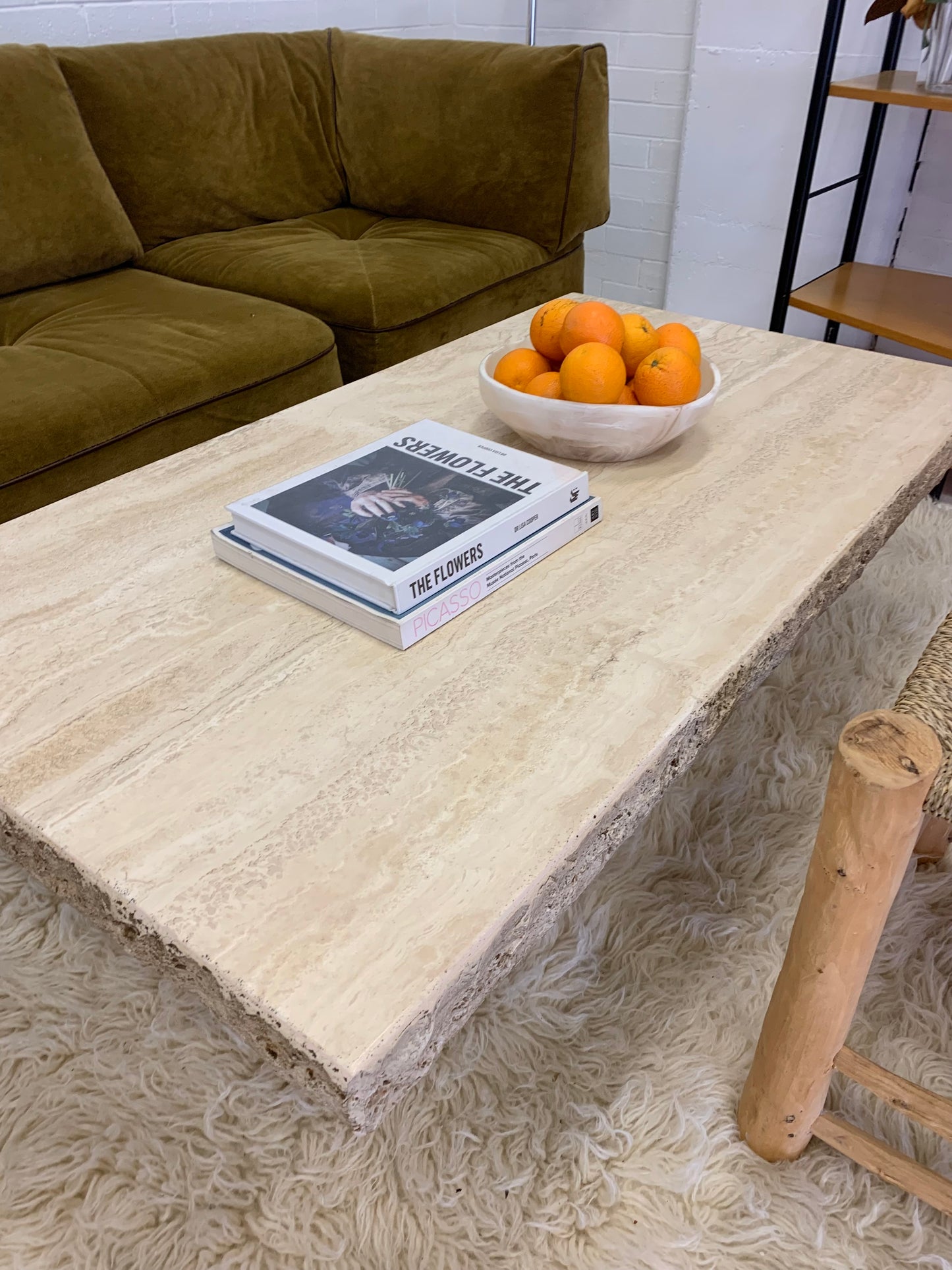 Travertine Coffee Table
