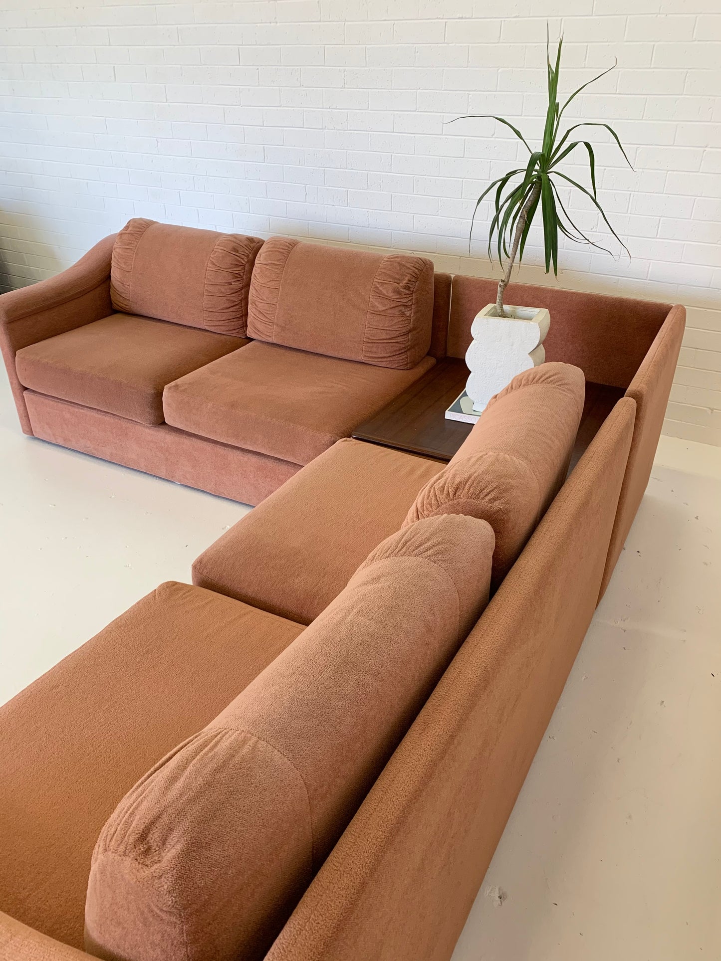 Vintage Parker Velvet Modular Sofa