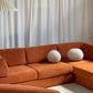Rust Corduroy Vintage Modular Sofa