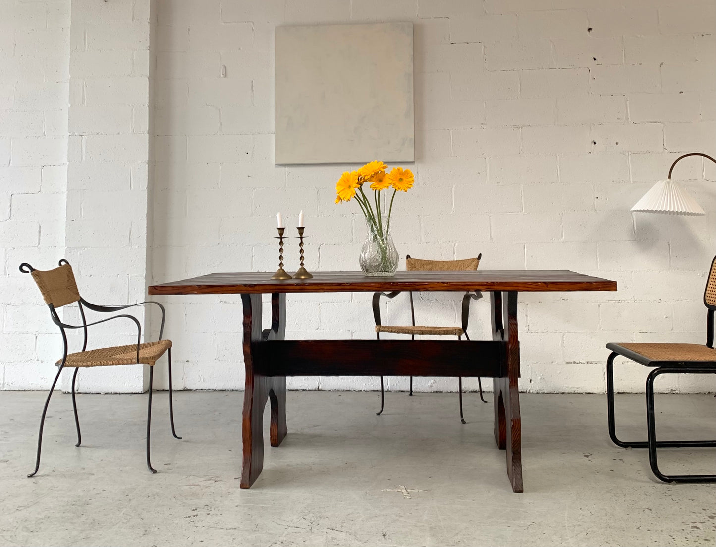 Hand Carved Spanish-Style Dining Table