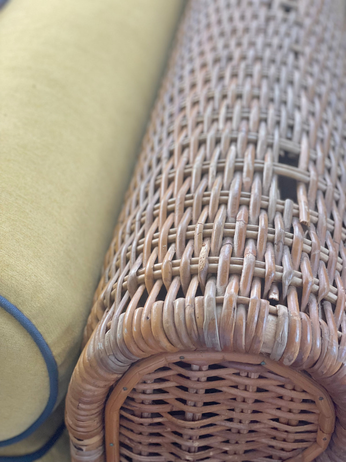 Vintage Rattan Daybed
