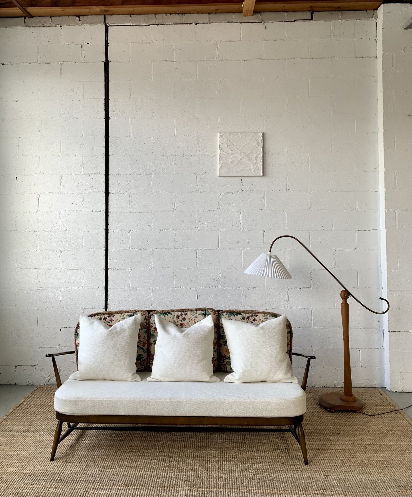 Boucle Sofa by Lucian Ercolani for Ercol (Includes Cushion Set)