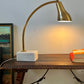 - Large Brass & Marble Lamp, Italy