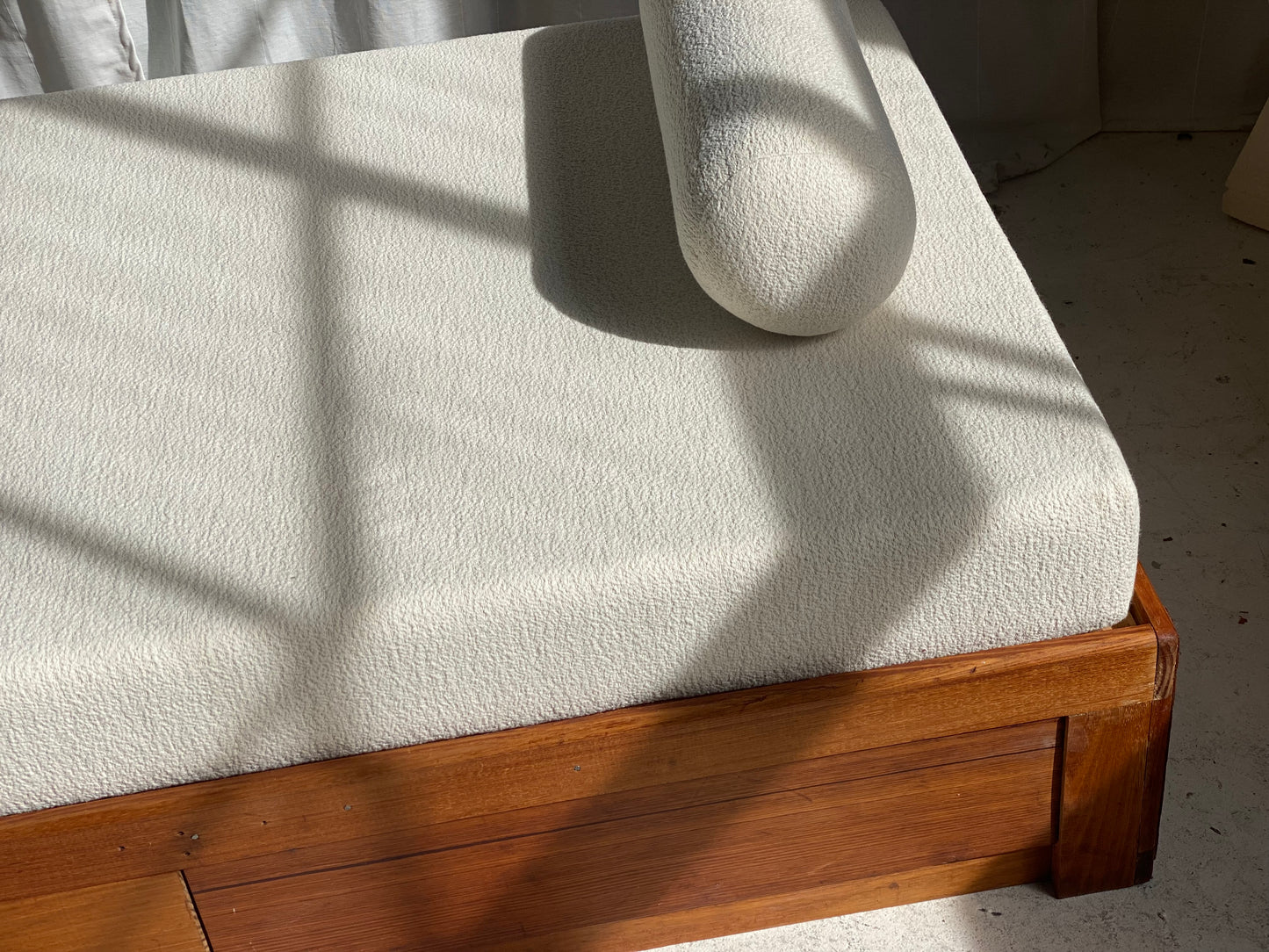 Vintage Handmade Wooden Daybed Sofa