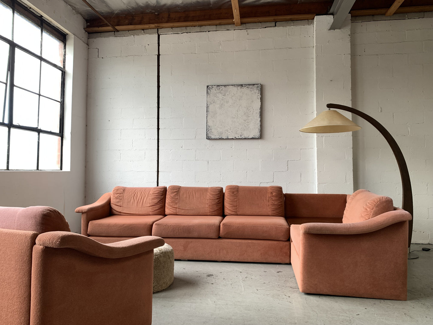 Pink Modular Sofa by Parker