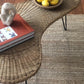 1950s Boomerang Wicker Coffee Table