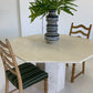 Vintage Honed Travertine Dining Table