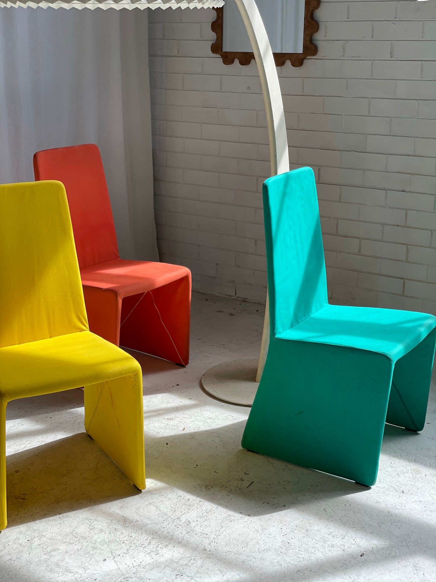 Italian Diamanté Chairs by Claudio Salocchi