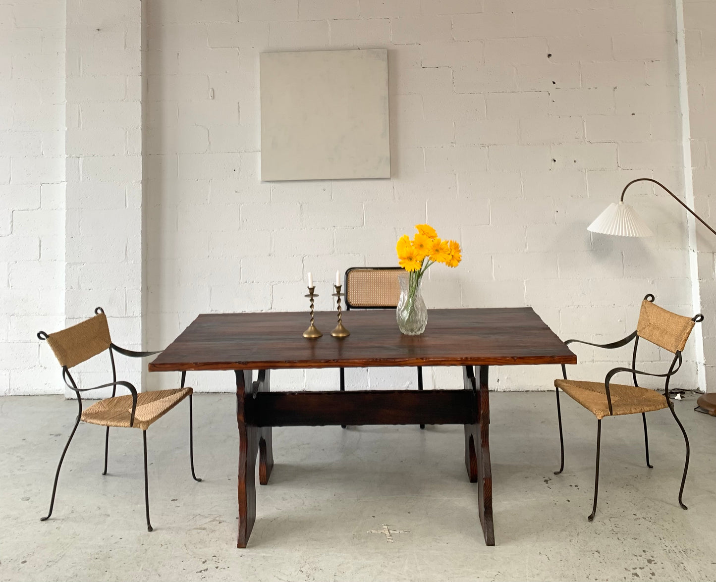 Hand Carved Spanish-Style Dining Table