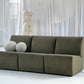 - Olive Three Piece Modular Sofa
