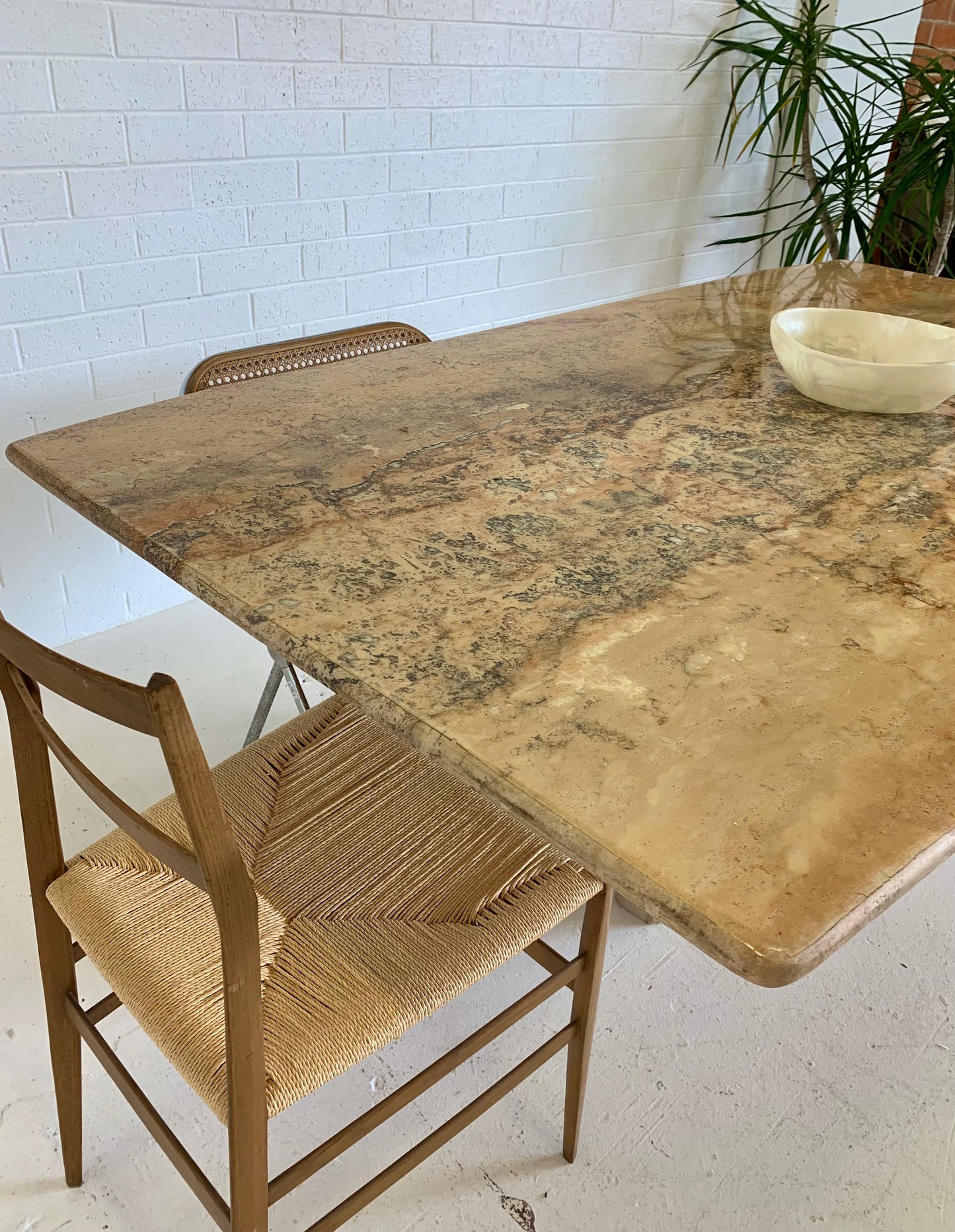 Vintage Marble Dining Table