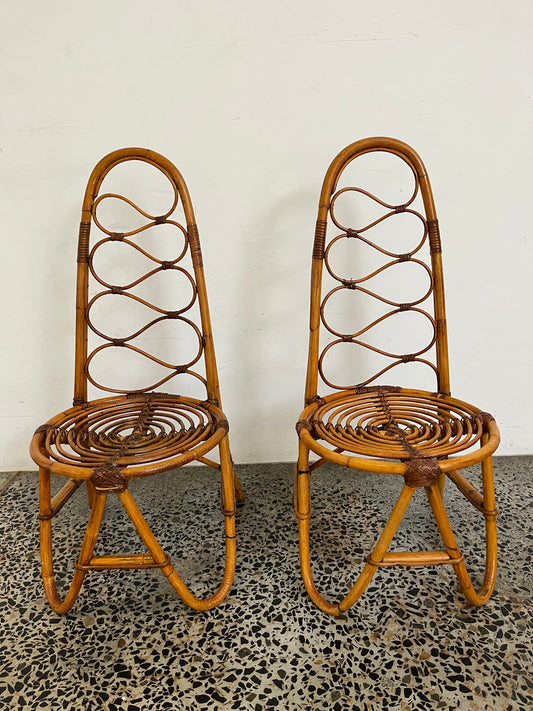 Italian 1960’s Bamboo Chair - One Available