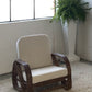 Classic Cane Pretzel Chair in Boucle - Two Available