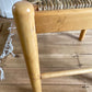 Vintage timber rush dining chairs